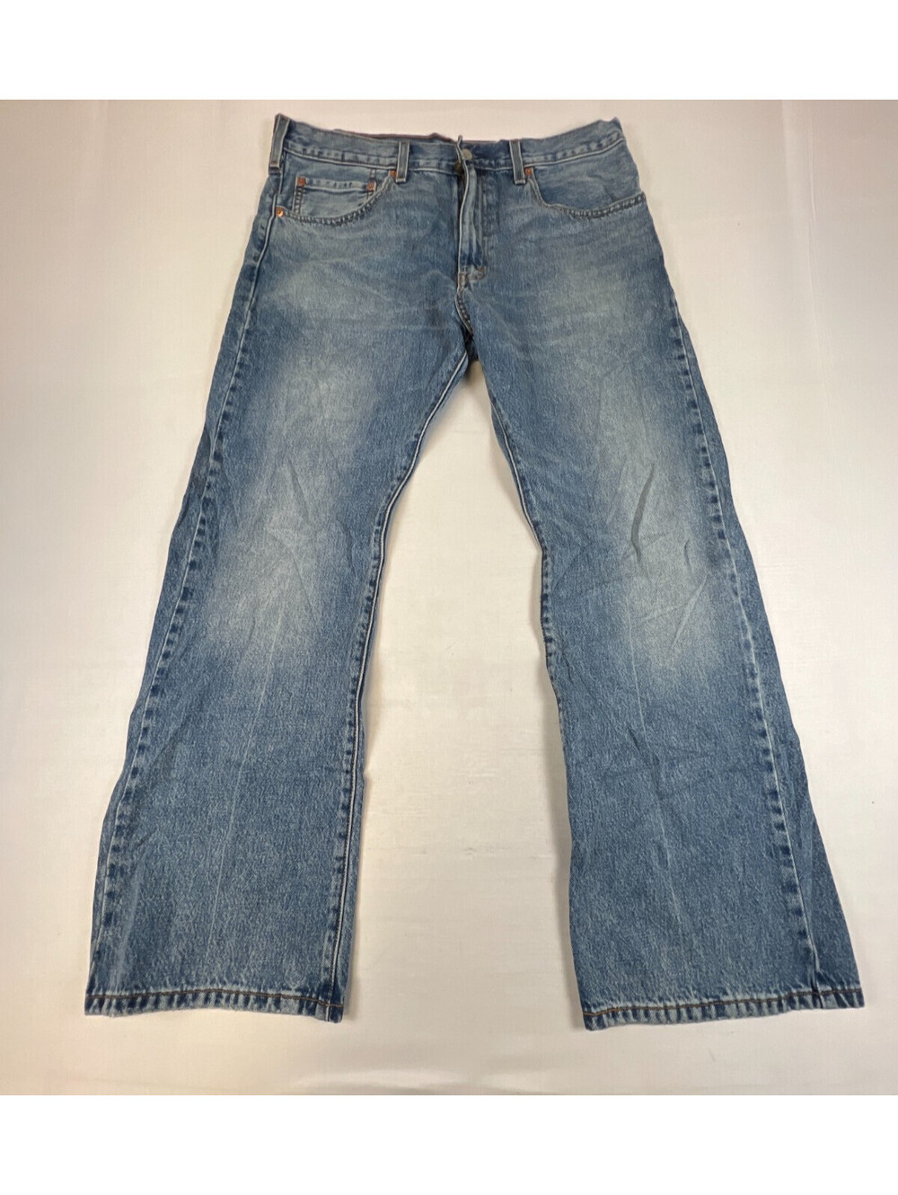 Levi's 517 Mens 36 x 30 Blue Denim Bootcut Jeans